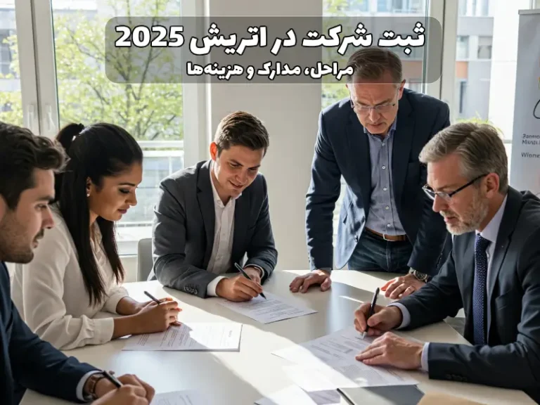 ثبت شرکت در اتریش 2025 | مراحل، مدارک و هزینه‌ها