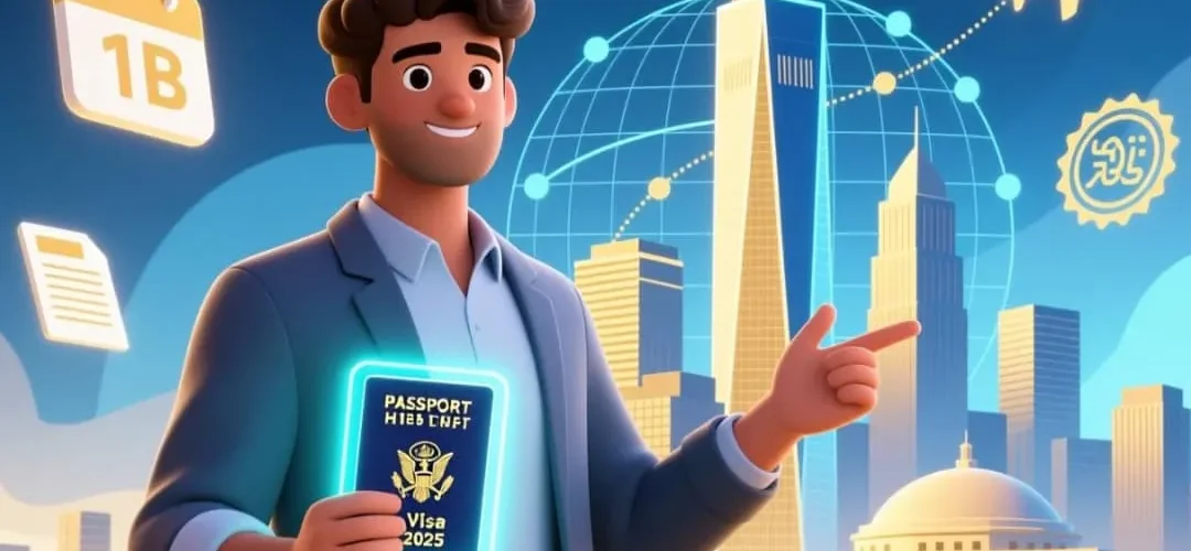 مهاجرت کاری به آمریکا | ویزای H-1B | راهنمای نهایی 2025