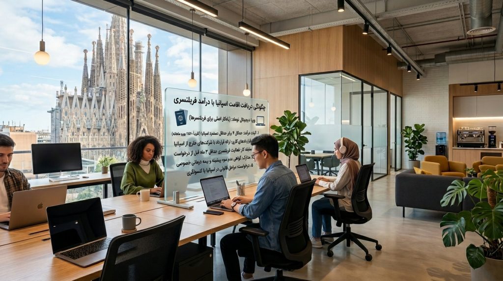 اقامت دیجیتال نومد اسپانیا