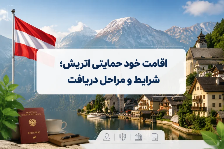 اقامت خود حمایتی اتریش با 5 شرط مهم مهاجرتی