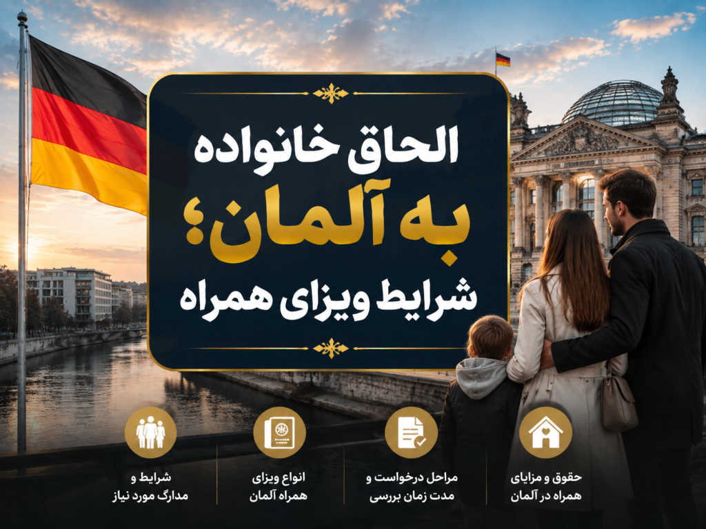 الحاق خانواده به آلمان؛ شرایط ویزای همراه