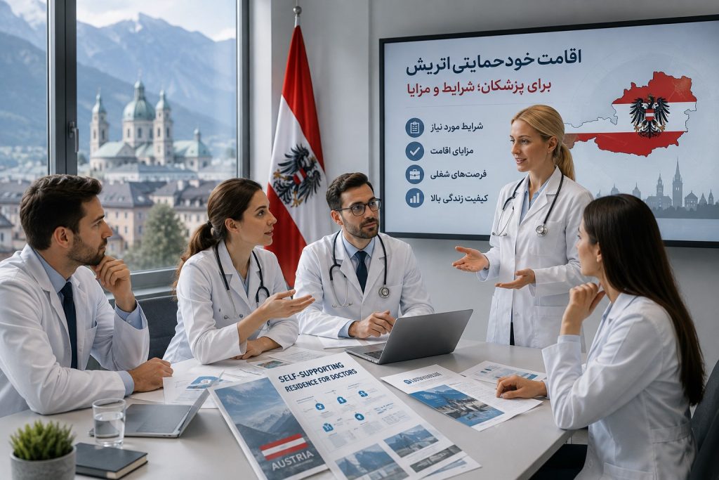 اقامت خودحمایتی اتریش برای پزشکان؛ شرایط و مزایا