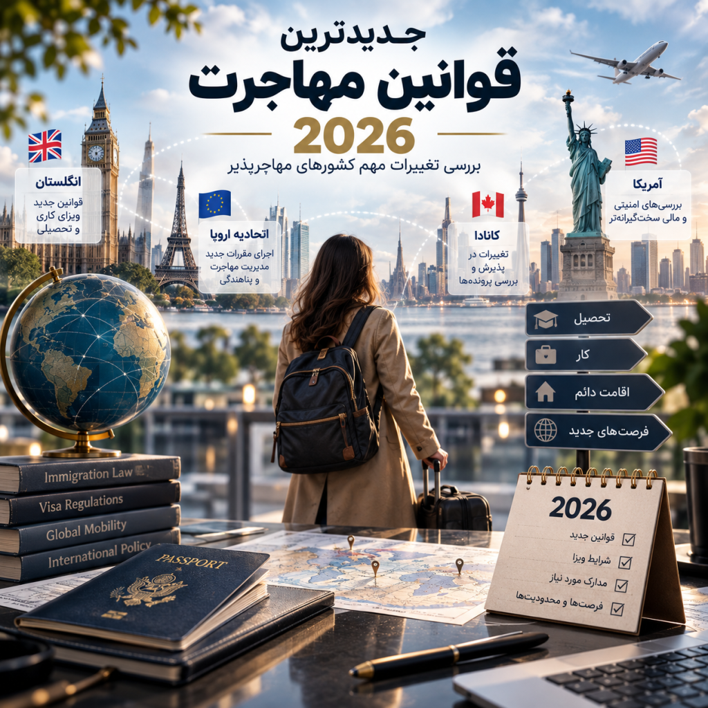 جدیدترین قوانین مهاجرت در جهان 2026؛ تغییرات مهم و شرایط جدید