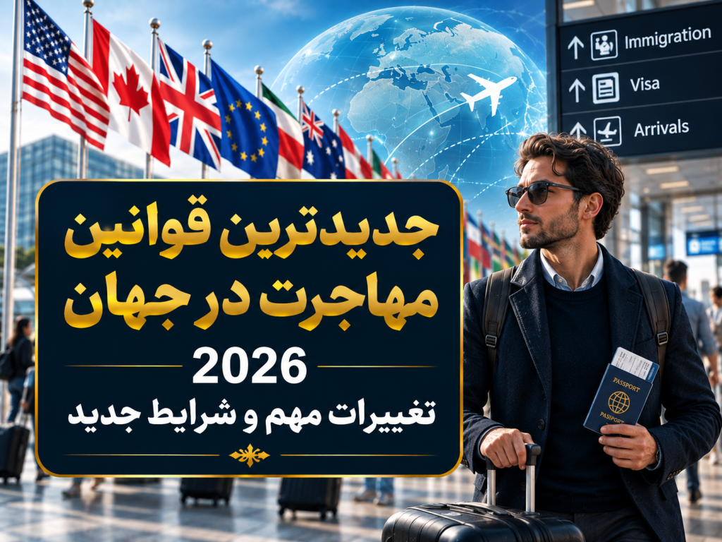 جدیدترین قوانین مهاجرت در جهان 2026؛ تغییرات مهم و شرایط جدید