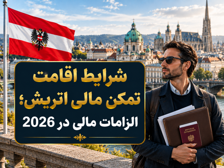 شرایط اقامت تمکن مالی اتریش؛ الزامات مالی در 2026
