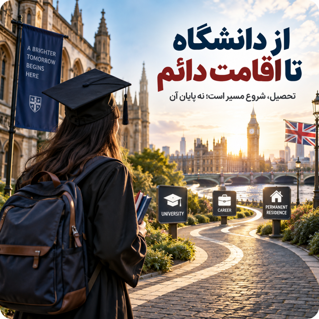 اقامت دائم انگلستان از طریق تحصیل؛ از دانشگاه تا اقامت دائم
