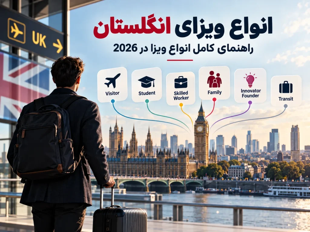 انواع ویزای انگلستان
